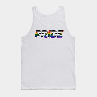 LGBTQ+ PRIDE: Straight Ally Pride Flag Tank Top